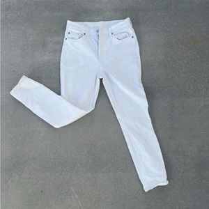 H&M white jeans